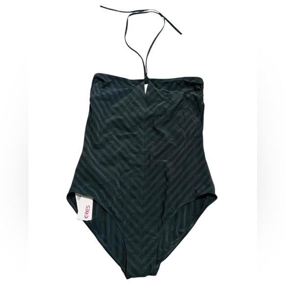 ERES***Black Striped Halterneck One-Piece Swimsuit***FR40; US 8***$645 - Picture 3 of 5